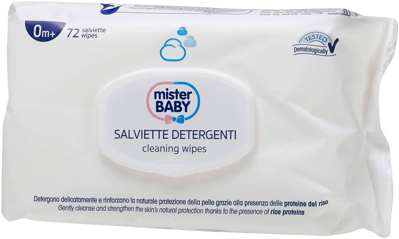 Mister Baby Wipes Detergents 72 Pieces