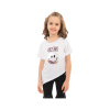 Venti Tshirt High Low Omg Smiley White for Girl 404008, Target Gender: Girls, Color Family: Multicolor, Material: Mixed Materials, Target Age: 12 - 18 Months