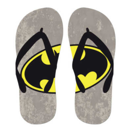 Slip & Go Batman Printed Flip Flop For Boys Multicolor, Target Gender: Boys, Season: Summer, Color Family: Multicolor, Material: Eva, Size: 30-31