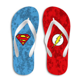 Slip & Go Superman And Ironman Printed Flip Flop For Boys Multicolor, Target Gender: Boys, Season: Summer, Color Family: Multicolor, Material: Eva, Size: 30-31