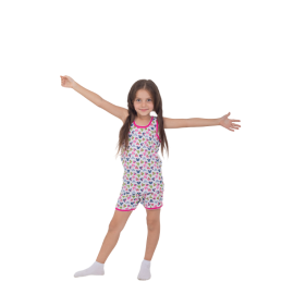 Zietoon Cotton Printed Underware Set Of Top Tank And Short For Girls Multicolor, Target Gender: بنات, Season: Summer, Color Family: متعدد الالوان, Material: قطن, Target Age: 2 - 3 سنوات