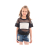 Venti Fishnet Crop T-Shirt for Girl 404003, Target Gender: Girls, Color Family: Multicolor, Material: Mixed Materials, Target Age: 12 - 18 Months